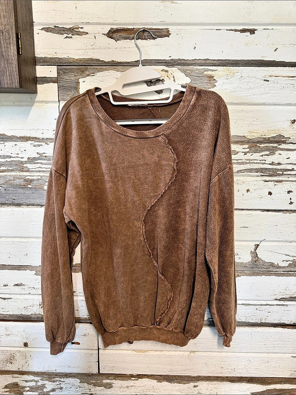 j.HER Brown Long Sleeve Sweatshirt Size Small (53